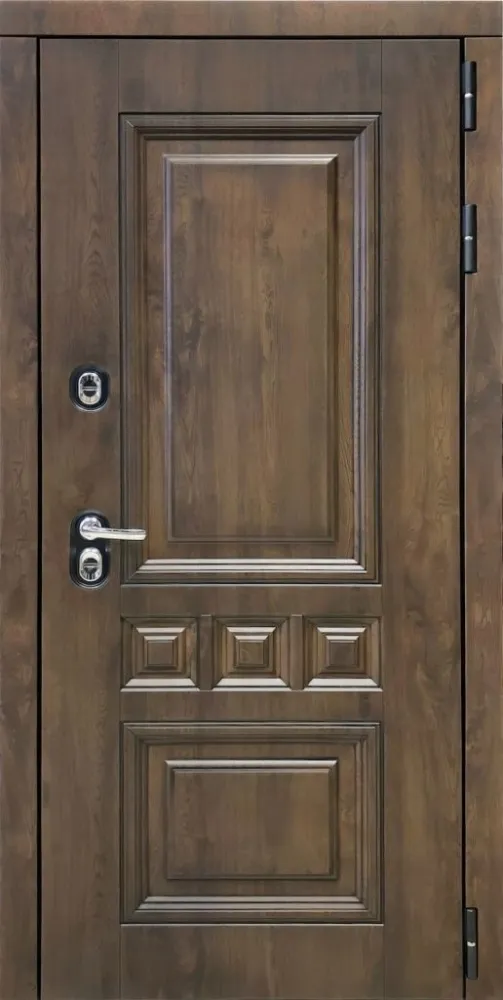 Дверь ДвериПРО Аура ФЛ-659 (12мм, nussbaum+черная патина винорит) DPRO195556