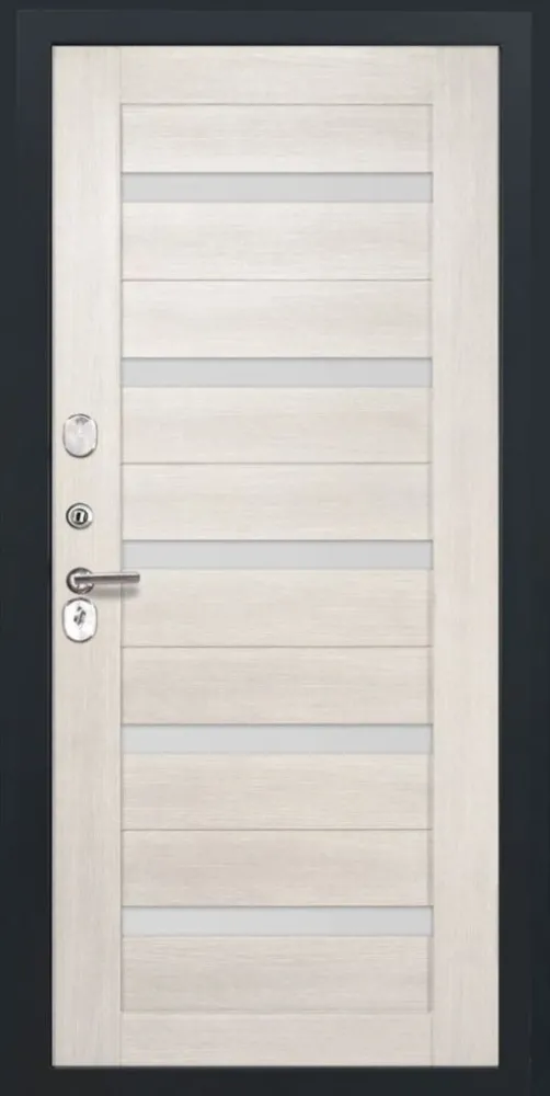 Товар Дверь ДвериПРО Модель Л-49 СБ-1 (ст. белое, 16мм, Беленый дуб) DPRO222604
